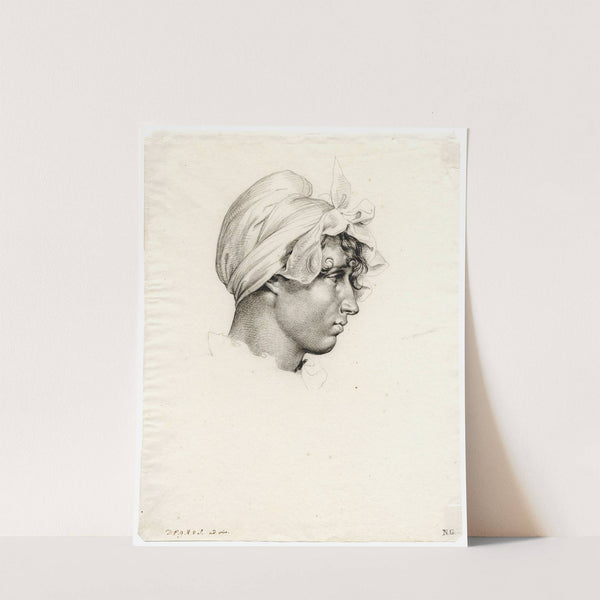 Portrait of Mietje Brinkman, seen in profile by David Humbert de Superville