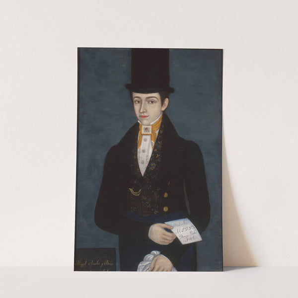 Portrait of Miguel Arochi y Baeza by José María Estrada