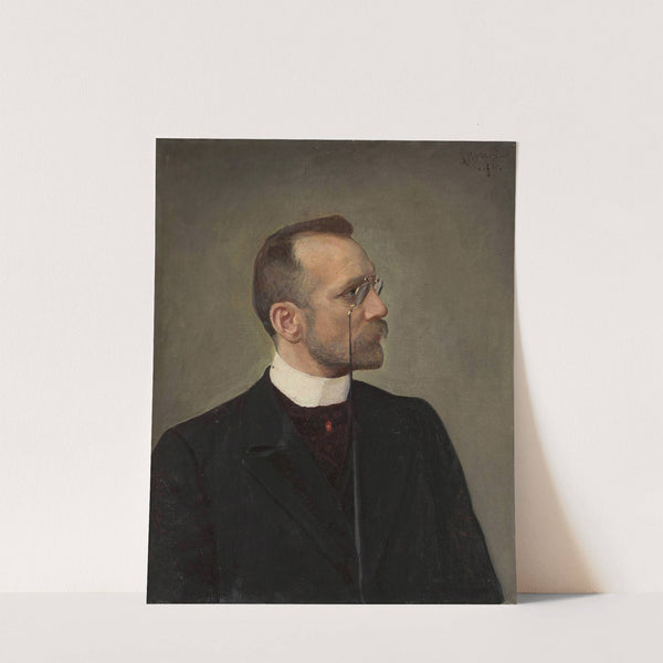 Portrait of Mikołaj Brzeski (1880) by Leon Wyczółkowski