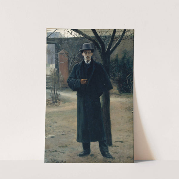 Portrait Of Miquel Utrillo by Santiago Rusiñol