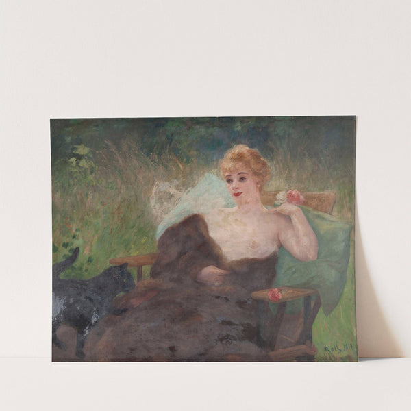 Portrait of Miss Amélie Diéterle, in 1913 (1913) by Alfred Philippe Roll