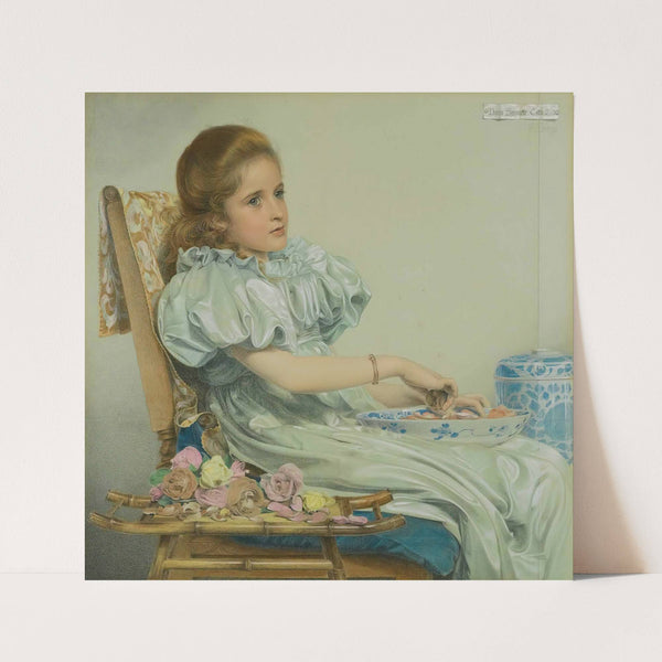 Portrait Of Miss Doris Simonette Catto (1893) by Frederick Sandys