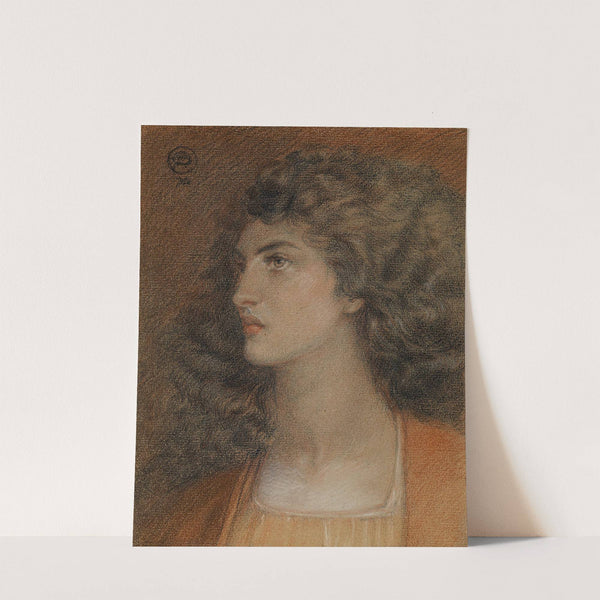 Portrait Of Miss Herbert (1876) by Dante Gabriel Rossetti