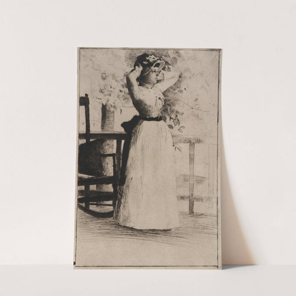 Portrait of Miss Hoe (ca. 1887-1893) by Julian Alden Weir