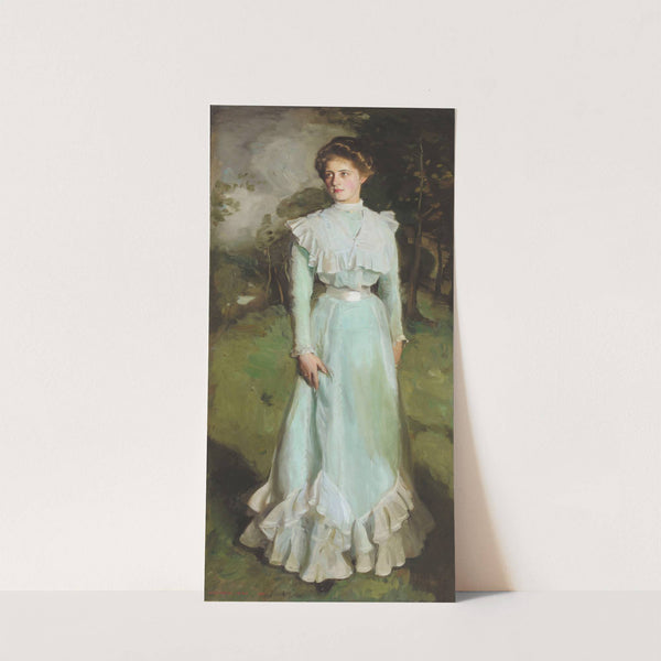 Portrait Of Miss Isabella Nairn by Harrington Mann