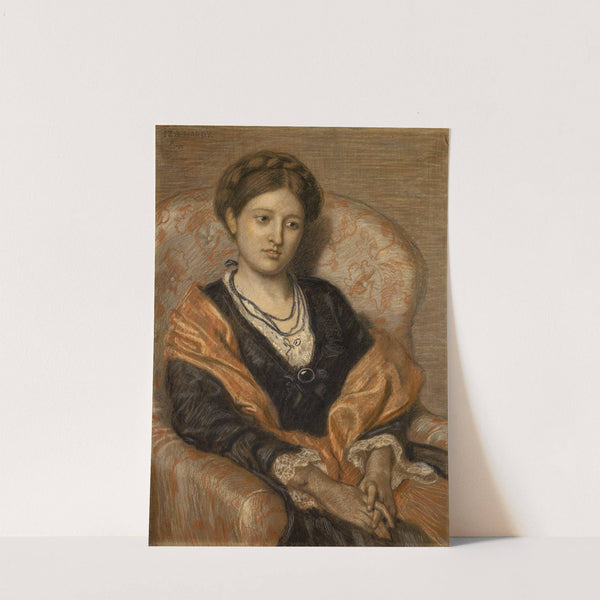 Portrait of Miss Iza Duffus Hardy (1872) by Ford Madox Brown