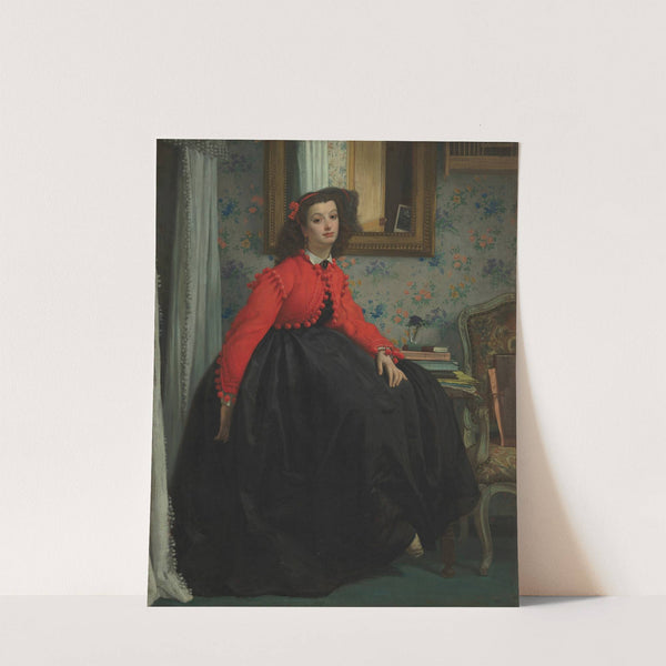 Portrait of Miss L. L. (1864) by James Tissot