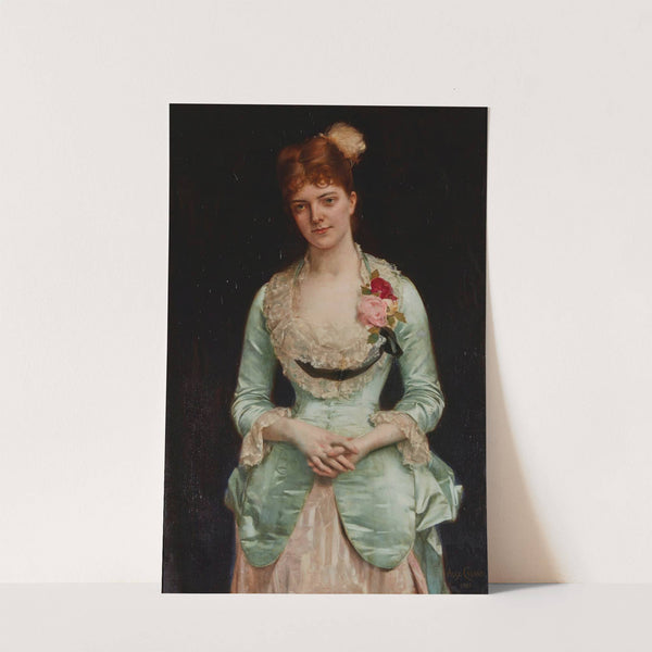 Portrait Of Miss Matthews (1880) by Alexandre Cabanel