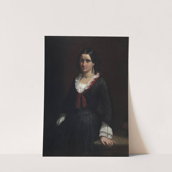 Portrait of Miss Vilhelmine (Ville) Hage, later Mrs. Heise (1838-1912) by Wilhelm Marstrand