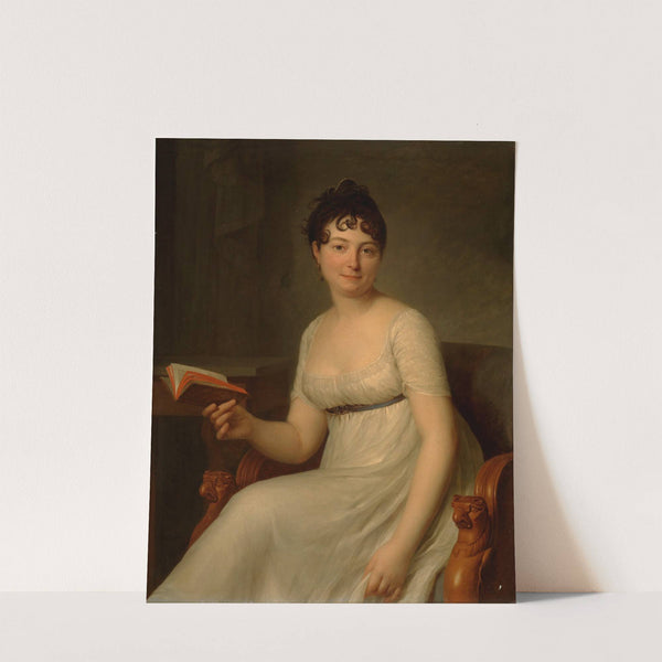 Portrait of Mme. Delahaye by Antoine Vestier