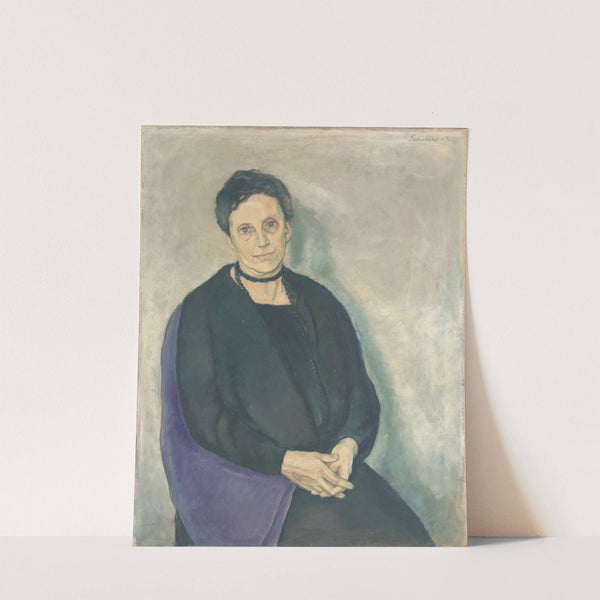 Portrait of Mother by Július Schubert