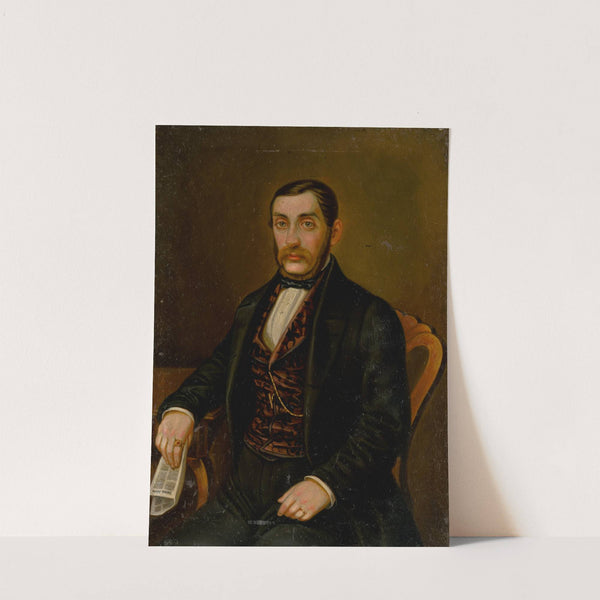 Portrait of Mr. Peter Makovický by Peter Michal Bohúň