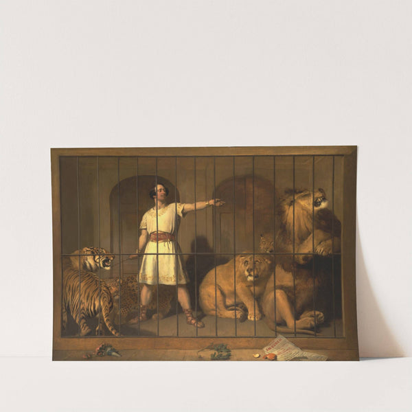 Portrait of Mr. Van Amburgh, As He Appeared with His Animals at the London Theatres by Sir Edwin Henry Landseer