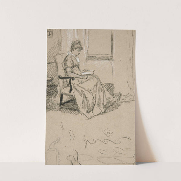 Portrait of Mrs. Abbey, reading (1998) by Edwin Austin Abbey