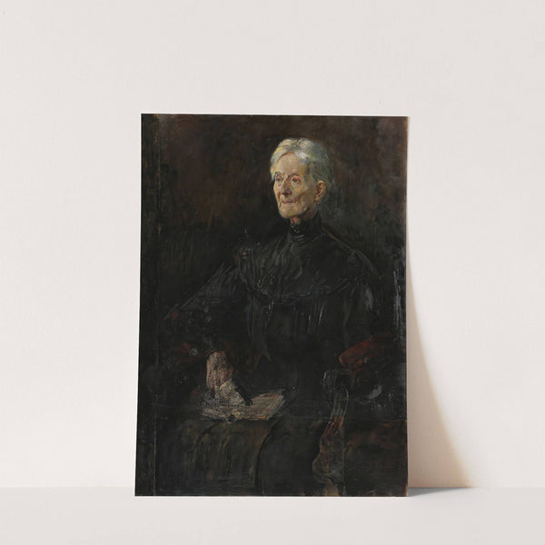 Portrait of Mrs. Betsy Gude (1910) by Christian Krohg