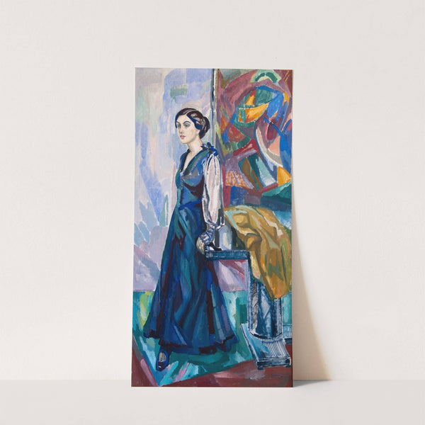 Portrait of Mrs. Carin Östberg by Axel Törneman