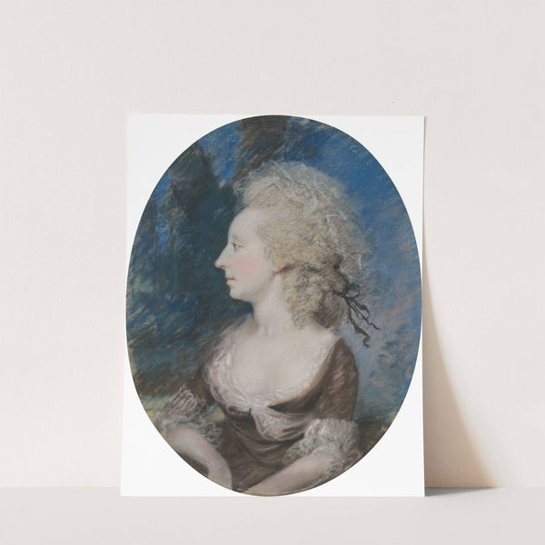 Portrait of Mrs. Fitzherbert, Wife of George IV by James Sharples