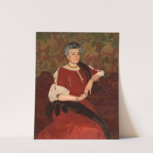 Portrait of Mrs. Herse by Edward Okuń