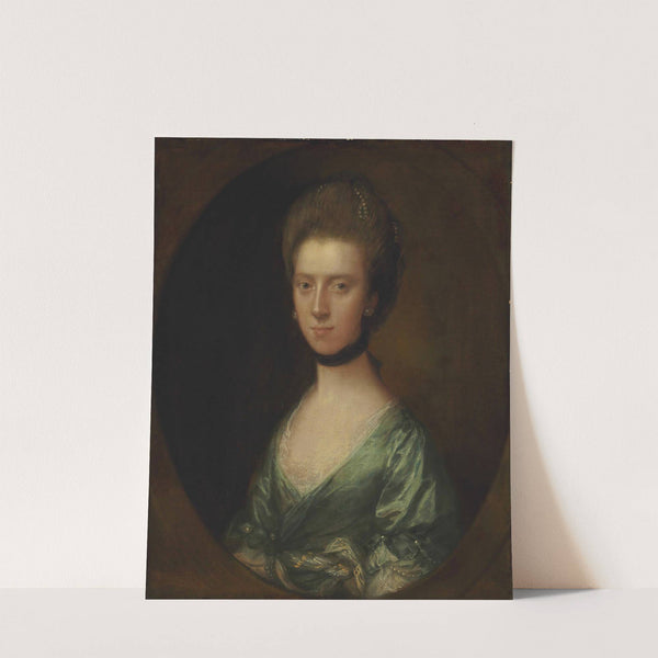 Portrait Of Mrs. Isaac Elton by Thomas Gainsborough