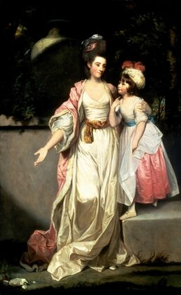 Portrait of Mrs. Jelf Powis and her Daughter (1777)
