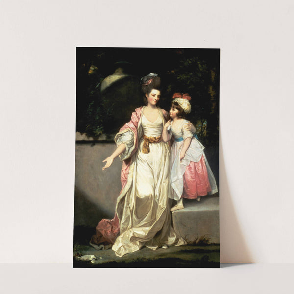 Portrait of Mrs. Jelf Powis and her Daughter (1777) by Sir Joshua Reynolds