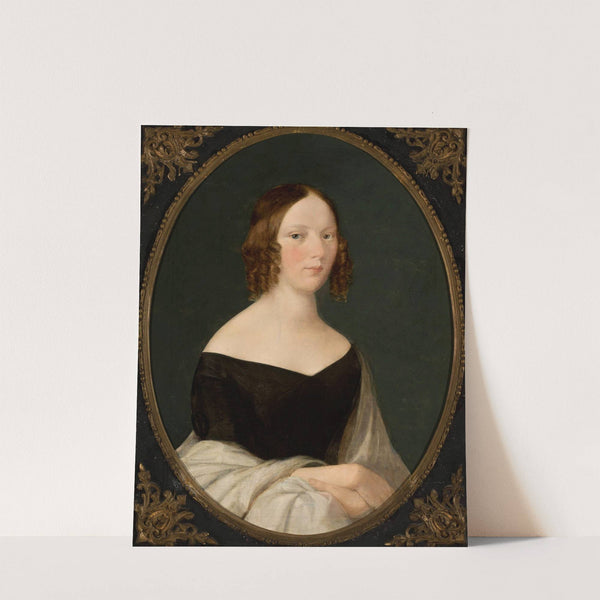 Portrait of Mrs. Mikulińska (circa 1845) by Wojciech Korneli Stattler