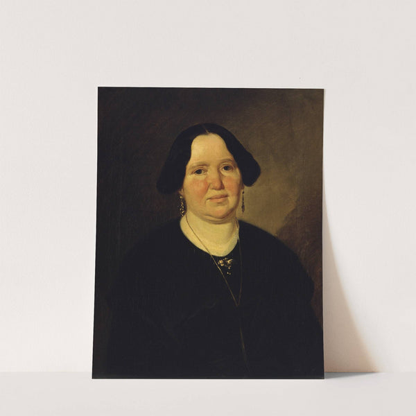 Portrait of Mrs. Müller by Ludwig Knaus