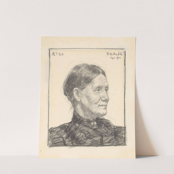 Portrait of Mrs. Parnemann by Heinrich M. Krabbé