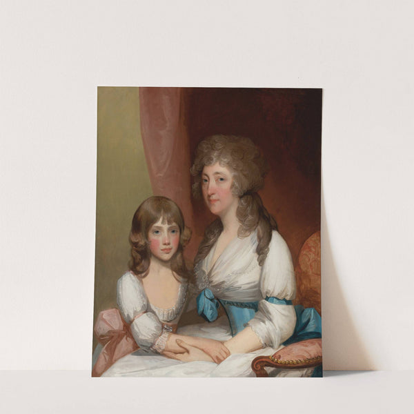 Portrait of Mrs. Samuel Dick And Her Daughter by Gilbert Stuart