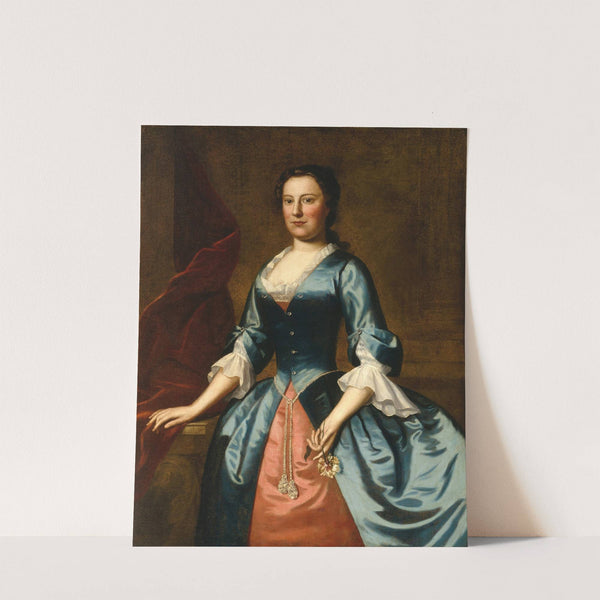 Portrait of Mrs. Samuel McCall, Sr by Robert Feke