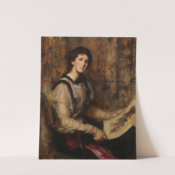 Portrait of Mrs Senior (née Hammersley) (1864-1943) by James Jebusa Shannon