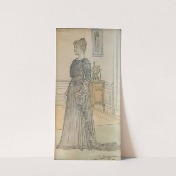 Portrait of Mrs. Signe Thiel (1900) by Carl Larsson