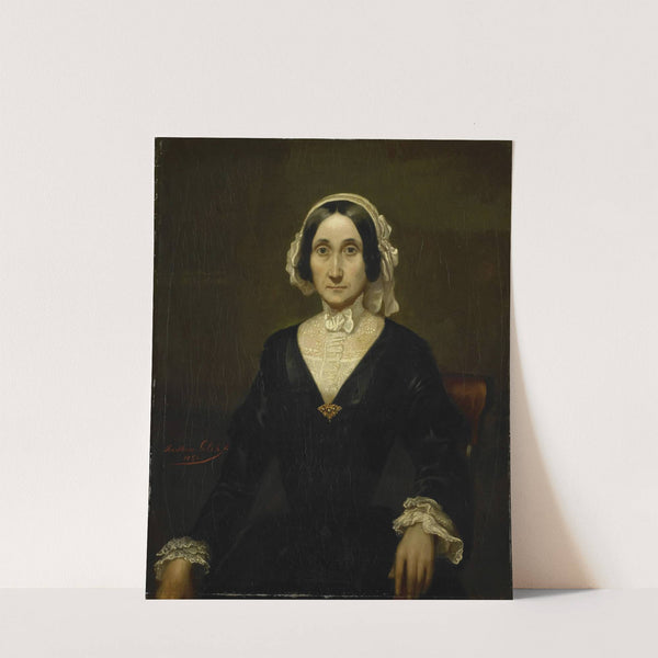 Portrait of Mrs. W.J.S. van Alphen, Baroness van Reede van Oudtshoorn by Raden Saleh