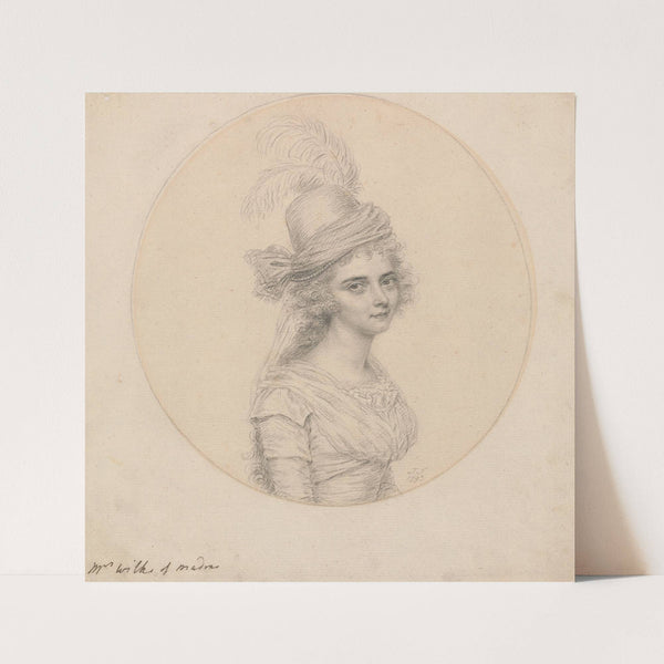 Portrait of Mrs. Wilks of Madras (1793) by John Smart