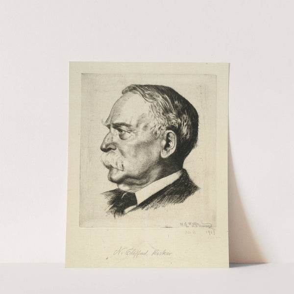 Portrait of N. Clifford Ricker by Newton A. Wells