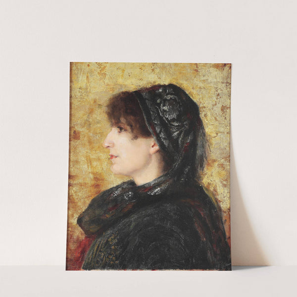 Portrait of Naile Hanım by Osman Hamdi Bey