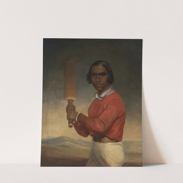 Portrait of Nannultera, a young Poonindie cricketer by John Michael Crossland