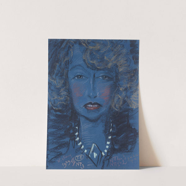 Portrait of Nena Stachurska by Stanisław Ignacy Witkiewicz