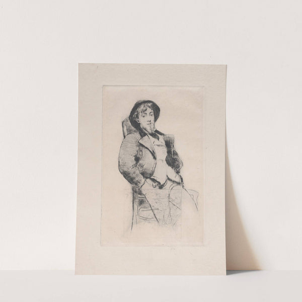 Portrait of Norbert Goeneutte (1876) by Marcellin-Gilbert Desboutin