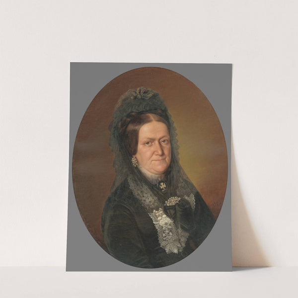 Portrait of Old Mrs. Kuhmannová by Peter Michal Bohúň