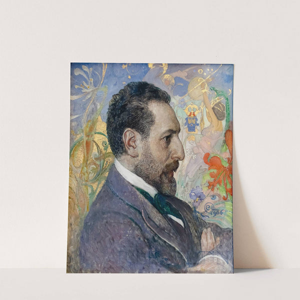 Portrait of Oscar Levertin (1906) by Carl Larsson