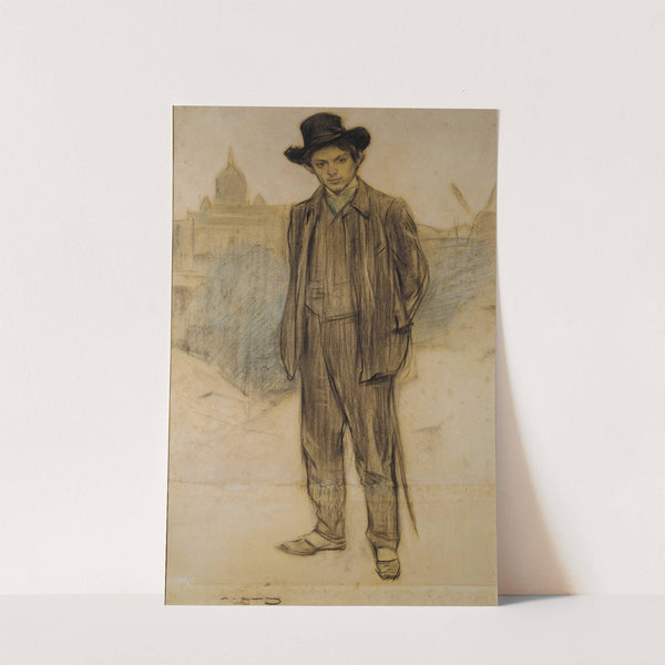 Portrait of Pablo Picasso by Ramón Casas