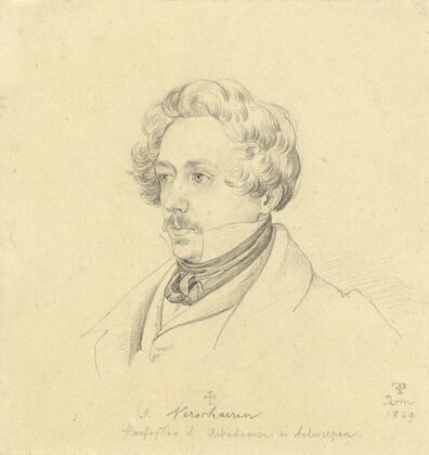 Portrait of Painter Jan Antoon Verschaeren