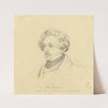 Portrait of Painter Jan Antoon Verschaeren by Friedrich Preller the Elder