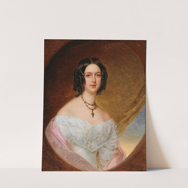 Portrait of Pauline, Countess Nostitz (1801-1881) by Jaroslav Cermak