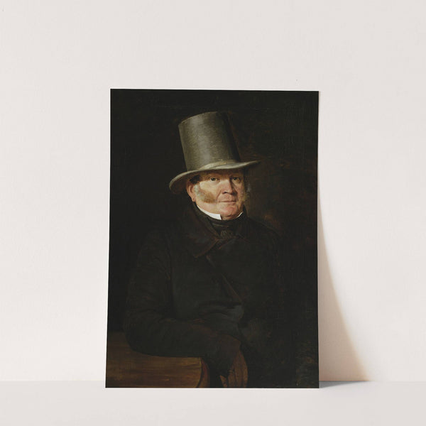 Portrait of Paweł Pellizzaro, owner of a store with prints in Warsaw by Bonawentura Dąbrowski