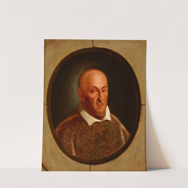 Portrait of Paweł Piasecki (1579 -1649) Janina Coat of Arts, Bishop of Kamyaniets and Przemyśl by Friedrich Kloss