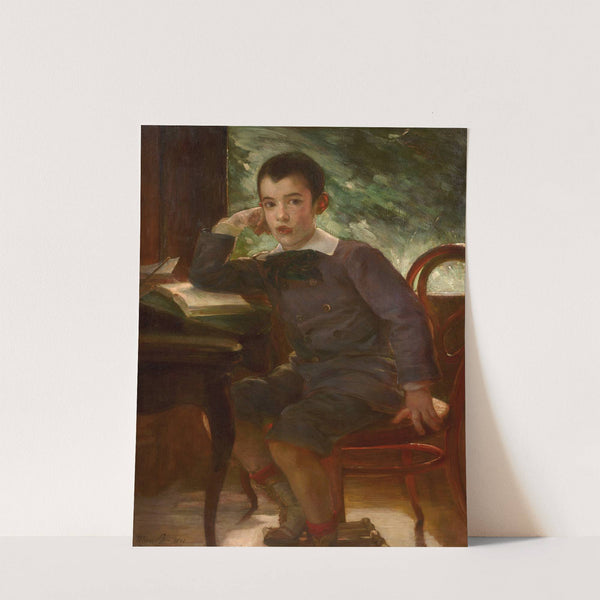 Portrait of Pierre Bracquemond as a child (1881) by Marie Bracquemond