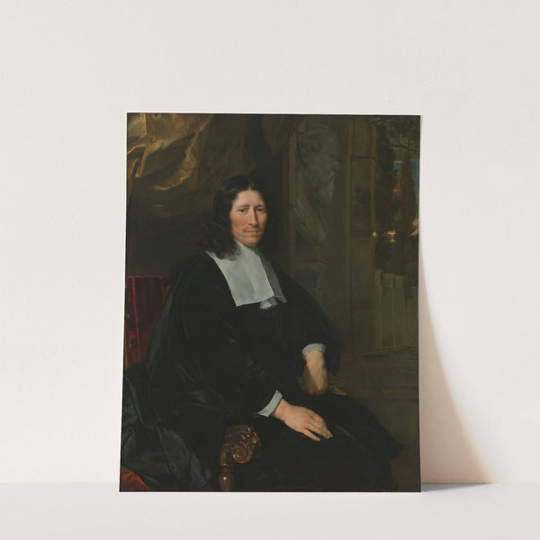 Portrait of Pieter de la Court by Abraham Lambertsz. van den Tempel