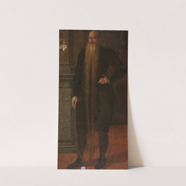 Portrait of Pieter Dircksz, called Long Beard, Council Member of the Orphan Chamber in Edam by Aert Pietersz.